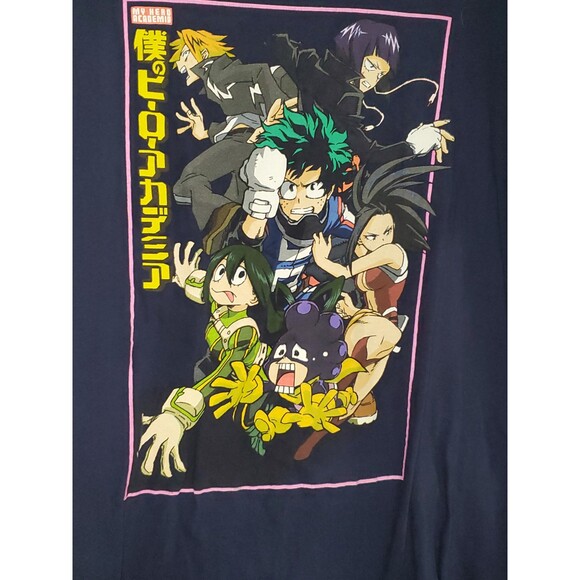 My Hero Academia Anime' Men's T-Shirt TV Show Cartoon Funimation Size XL 46/48 - Picture 2 of 7